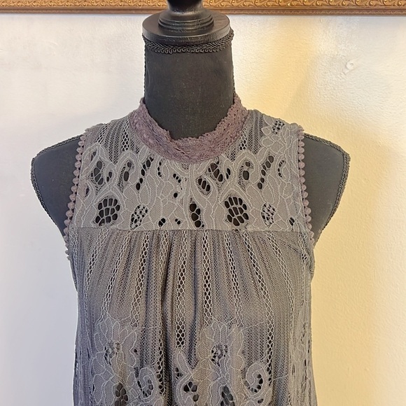 Maurices Classy Lace Neckline Baby Doll Dress, Sz. S. - Picture 2 of 8